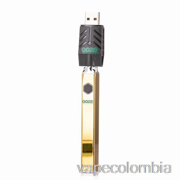 Vape Recargable Ooze Quad Flex Temp 500mah Batería Oro